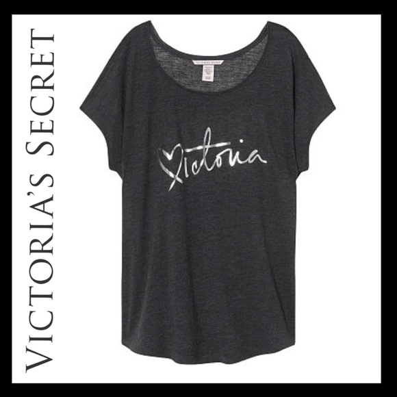 Victoria's Secret Tops - Victoria’s Secret T-shirt Black
